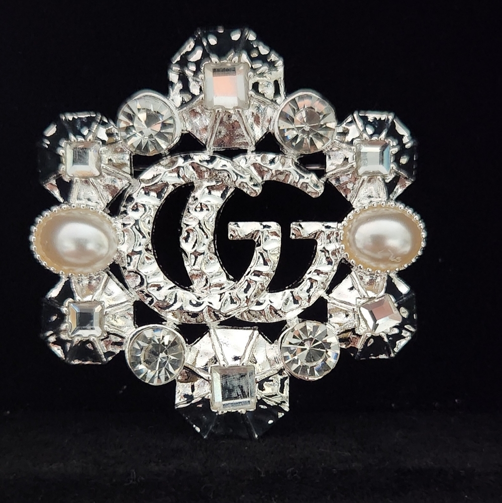Inspired Fashion Crystal Brooch(Silver)